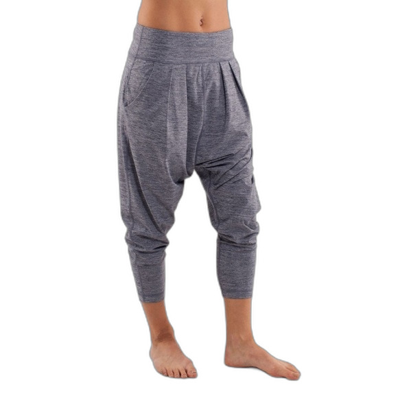 Lululemon Heathered Deep Indigo Happy Hatha Crop Size 4 - Picture 3 of 15